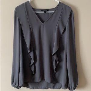 Gray Banana Republic blouse